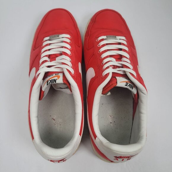Nike Air Force 1 2013 Men's Red & White Sneakers 488298-610 US Size 10.5 - Picture 5 of 9